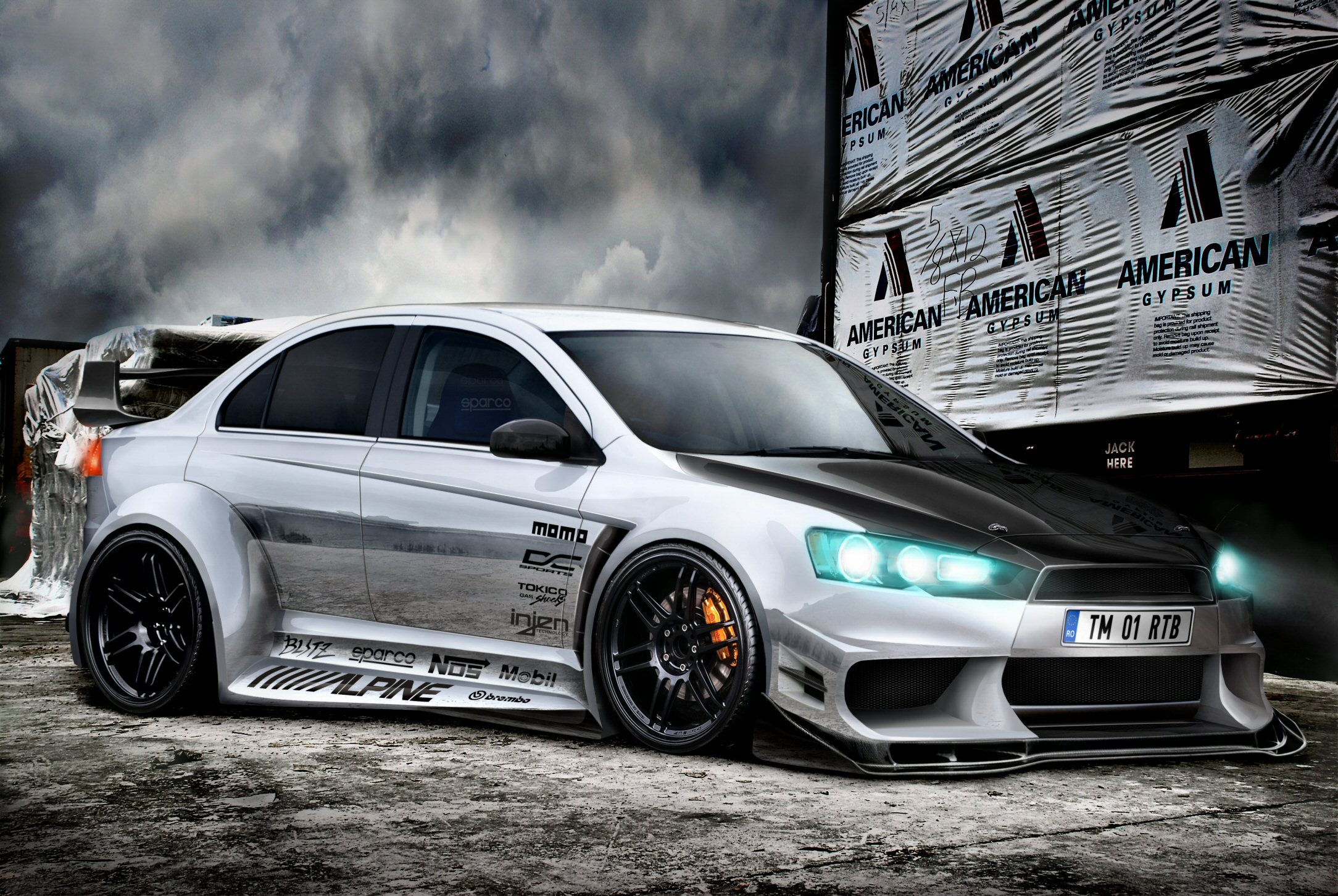 Передняя часть силового кронштейна для Mitsubishi Lancer CT9A EVO 7 / 8 / 9 Evol
